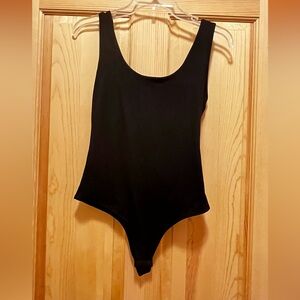 sincerly jules black body suite—size M